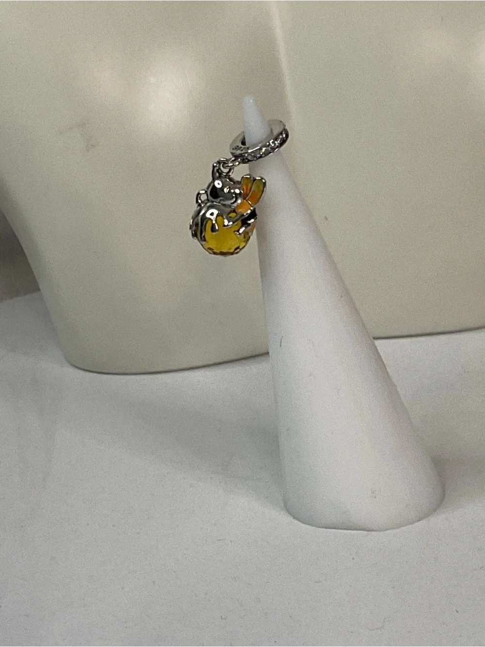 🌟🌟 S925 Sterling Silver Citrine Honeypot Dangle Charm